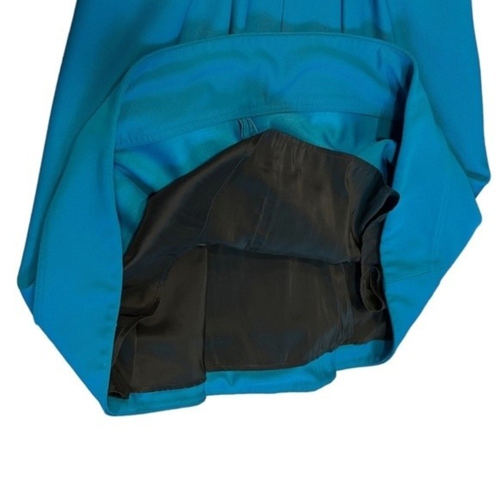 Z Spoke Zac Posen Turquoise Suiting Dress Size 8 - Picture 5 of 11